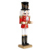 Vánoční figurka | NUTCRACKER | louskáček s činely | 30 cm | 836102 Homla.com