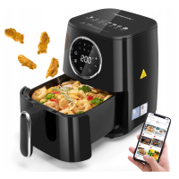 Fritéza bez tuku air fryer Aigostar 1400 W 4,5L Smart Wifi