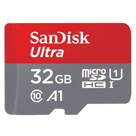 SanDisk MicroSDHC karta 32GB Ultra + adaptér SDSQUA4-032G-GN6IA