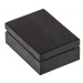 FK Dřevěná krabička s vystýlkou - 10,7x7,7x3,7 cm, Černá