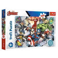 Trefl Puzzle 100 dílků - Slavní Avengeři / Disney Marvel The Avengers