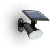 Philips Jivix solární venkovní nástěnné LED svítidlo 1,4W 150lm 2700K IP44, černé