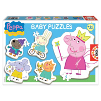 Baby puzzle Prasátko Peppa 5v1