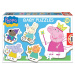 Baby puzzle Prasátko Peppa 5v1