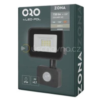 Reflektor LED ORO Zona, 10 W, 730 lm, NW-B-PIR