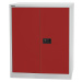 BISLEY Skříň s otočnými dveřmi UNIVERSAL, v x š x h 1000 x 914 x 400 mm, 1 police, 2 výšky pořad