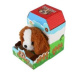 Teddies Pes Max 15x12cm na baterie se zvukem s pohybem v krabici 13x19x18cm