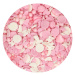 Funcakes Růžové a bílé cukrové zdobení Baby Girl 50 g