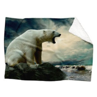 IMPAR Beránková deka Lední medvěd, 150 × 120 cm