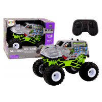 Terénní RC auto 1:16 šedý dinosaurus