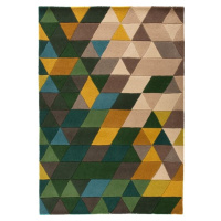 Flair Rugs koberce Ručně všívaný kusový koberec Illusion Prism Green/Multi Rozměry koberců: 120x