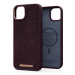 Njord iPhone 14 Plus Salmon Leather Magsafe Case Rust