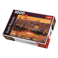 Puzzle Trefl Střechy Jeruzaléma - Izrael. 3000d