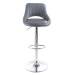 G21 Barová židle G21 Aletra koženková, prošívaná grey G21-60023094