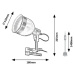 Rabalux RL3092 stolní lampa s klipem