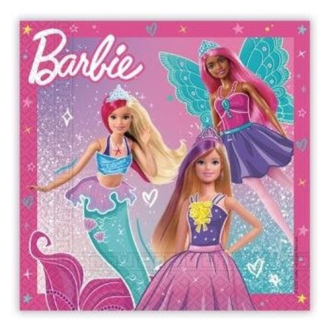 Ubrousky papírové Barbie Fantasy 33 x 33 cm 20 ks Procos