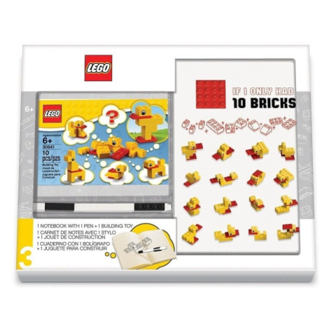 Školní set LEGO Stationery Classic - Kachny, zápisník s perem a stavebnicí - 52283 SmartLife