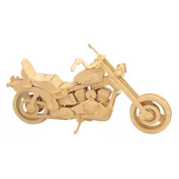 Woodcraft Dřevěné 3D puzzle motorka Harley Davidson I