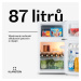 Klarstein Big Daddy Cool, kombinovaná lednice, 61 l/26 l, 40 dB, energetická třída F, bílá