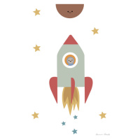 Ilustrace Solar Rocket, Studio Collection, 26.7x40 cm