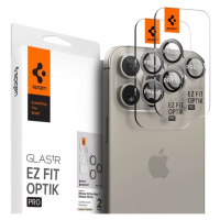 Spigen Glass tR EZ Fit Optik Pro sada skel iPhone 14/15/16 Pro a 14/15/16 Pro Max (2-pack)