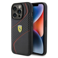 Pouzdro Ferrari Twist Metal Logo pro iPhone 15 Pro