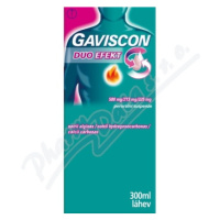 Gaviscon Duo Efekt 500mg/213mg/325mg por.sus.300ml