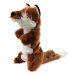 Hračka DOG FANTASY Skinneeez Plush pískací liška 45 cm 1 ks