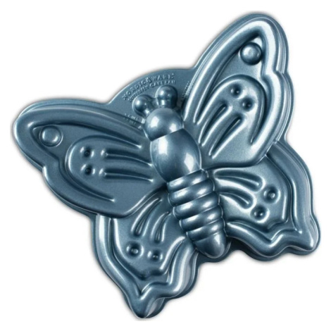 NW Forma na bábovku Motýl 9 cup modrá - Nordic Ware