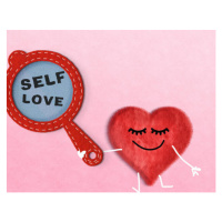 Fotografie conceptual image of self love-Cartoon heart, Carol Yepes, 40 × 30 cm