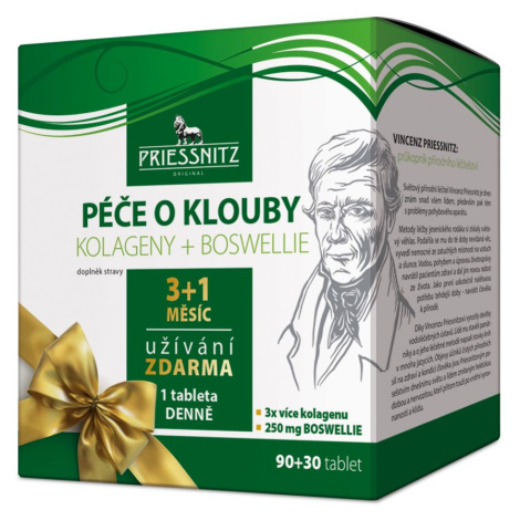 Priessnitz Kolageny + Boswellie péče o klouby 90+30 tablet