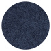 Ayyildiz koberce Kusový koberec Life Shaggy 1500 navy kruh Rozměry koberců: 160x160 (průměr) kru