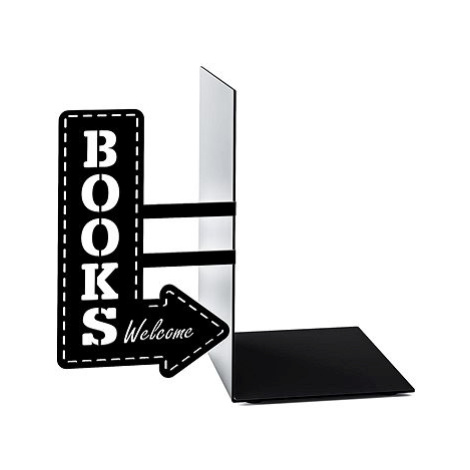 Balvi Knižní zarážka Bookshop 26531, kov, černá