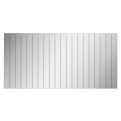 Kalune Design Sada 20 ks nalepovacích zrcadel Stripe 5x40 cm stříbrná