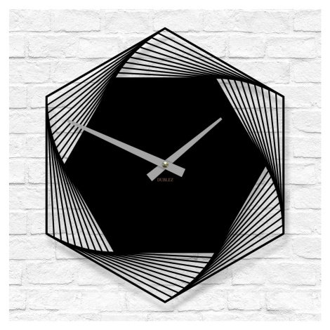 Moderní hodiny na zeď - Elegance DUBLEZ