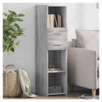 vidaXL Skříň highboard šedá sonoma 30 x 42,5 x 124 cm kompozitní dřevo