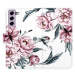 iSaprio flip pouzdro Pink Flowers pro Samsung Galaxy S21 FE 5G