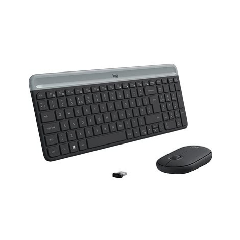 Logitech Slim Wireless Combo MK470 Graphite - US INTL