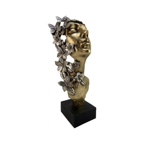 Dekorace busta Hlava ženy, 40 cm Asko