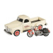 Maisto - Harley-Davidson Custom, 1950 Chevrolet 3100 Pickup + 2001 FLSTS Heritage Springer, 1:24