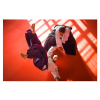 Fotografie Two Aikido Fighters, sanjeri, (40 x 26.7 cm)