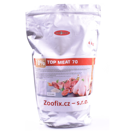 Bardog granule lisované za studena Top Meat 70% balení: 4 kg