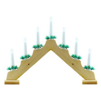 Decoled Vánoční svícen, 40 × 5 × 32 cm, dřevěný
