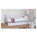 GRZ Dětská masivní postel Figaro 180 x 80 cm - Bílá