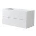 Aira desk koupelnová skříňka, bílá, 2 zásuvky, 1010x530x460 mm