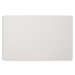 Chameleon Bílá tabule CURVE, bezrámové provedení, se zaoblenými rohy, š x v 2380 x 1180 mm