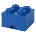 Úložný box LEGO, s šuplíkem, malý (4), modrá - 40051731