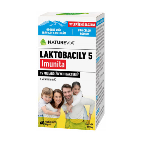 Benu Swiss NatureVia Laktobacily 5 Imunita 60 kapslí