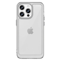 Zesílené pouzdro s pružným rámem pro iPhone 15 Pro Max Outer Space - průhledné