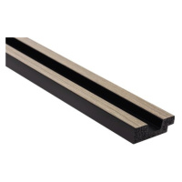 Obkladová lamela levé ukončení Fineza Slat Small Grey oak 270x3,6 cm SLAT01GOL